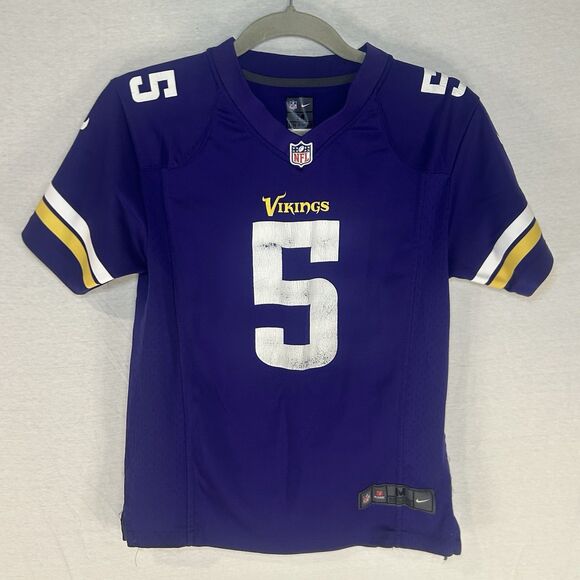 Minnesota Vikings Teddy Bridgewater #5 NIKE ON Field Jersey YOUTH Medium - Picture 1 of 9